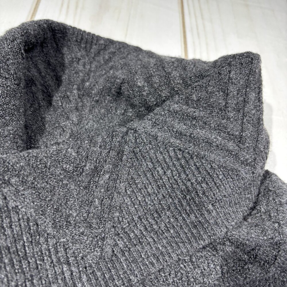 NEW Candies Junior's XL Sweater Dress Long Tunic Cowl Gray Skiing Winter NWT - Picture 7 of 16